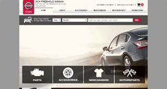 Desktop Screenshot of freeholdnissanparts.com